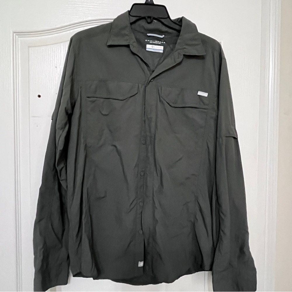 Columbia Women Omni-shade Sun Protection SPF Shirt Size Small